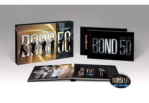 Imagem 1 de 10 de Box 007 - James Bond 50 Anos (23 Blurays) - Importado