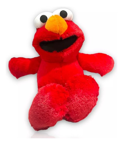 Elmo De Peluche Muñeco Elmo Plaza Sesamo Monstruo Rojo