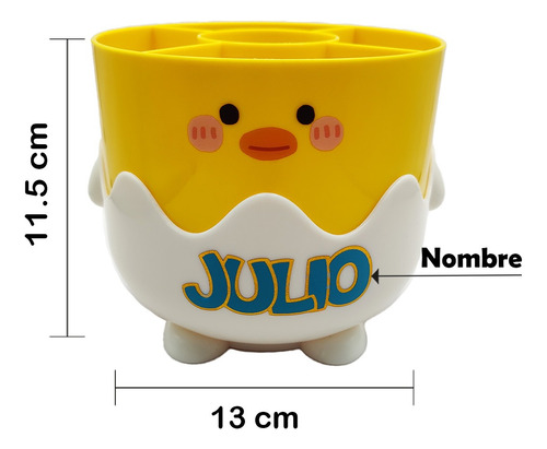 Lapicero Organizador De Escritorio Personalizado Con Nombre