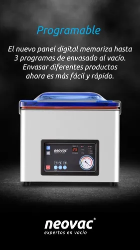 Envasadora Vacío Industrial Profesional Neovac Pro42g 2picos