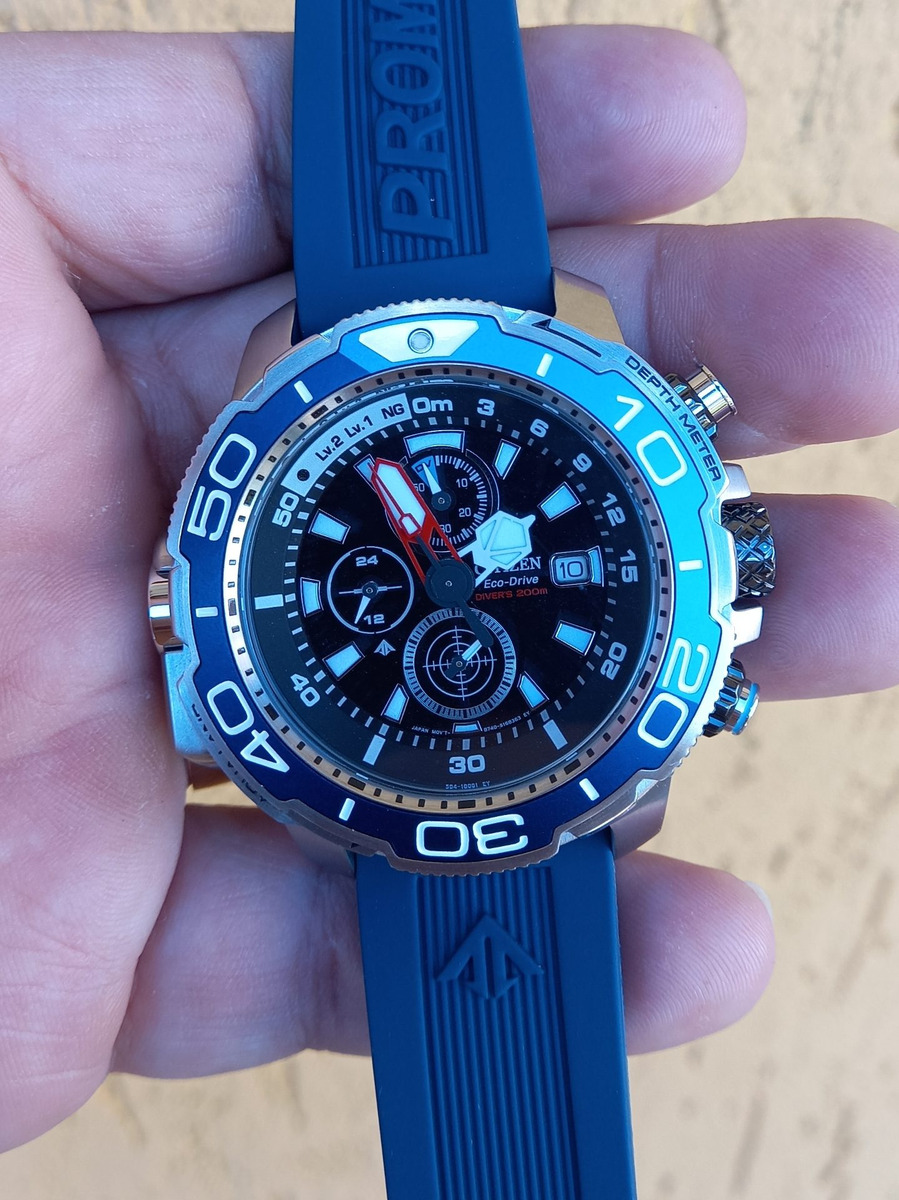 IncrÃvel Relógio Citizen New Aqualand Bj2167-03e Ãnico No Br | Mercado Livre