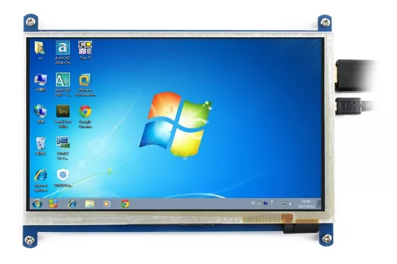Pantalla Tactil 7 C/entrada Hdmi P/raspberry 800x480 Pixel