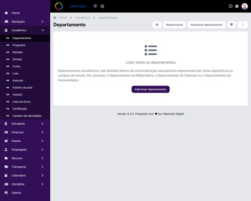 Sistema De Gestão Escolar Com Erp