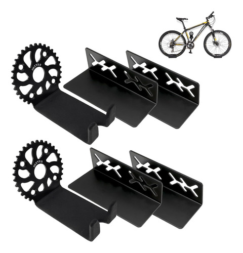 Soporte De Pared Resistente Para Bicicleta, Acero Inoxidable