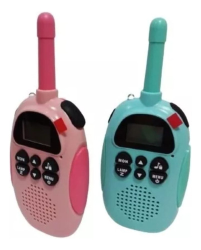 Par Radiotelefono Niños Intercomunicador Walkie Talkies