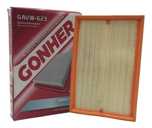 Filtro De Aire Motor Gonher Volkswagen Polo 1.6l 2003 Al 200