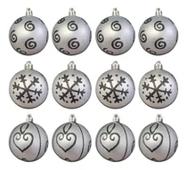 Comprar Adornos Navideños Set Bolas De Navidad 6cm X12 Tubo Fiestas