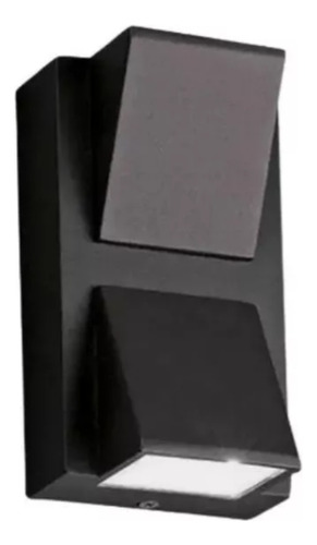 Aplique Led Doble 10w Luz Cálida 3000k Decoración Exterior