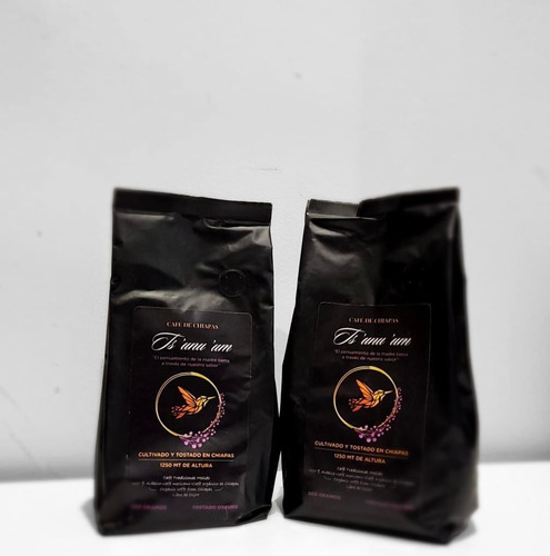 Café Molido 100% Árabigo Y Organico, Marca Ts'unu'um  1kg