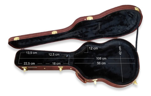 Hard Case Estojo Standard Para Violão Jumbo Marrom
