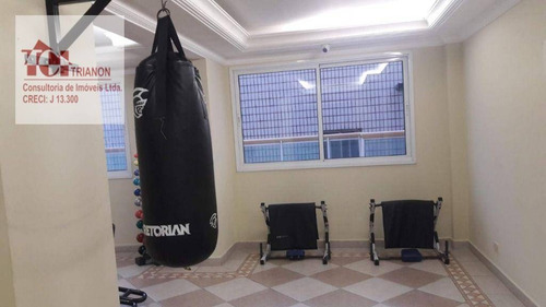 Imagem 5 de 21 de Apartamento Com 1 Dormitório À Venda, 70 M² Por R$ 425.000,00 - Aviação - Praia Grande/sp - Ap3555