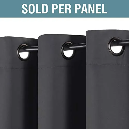 Cortinas Blackout Con Aislamiento Trmico Y Ojales, Para Dor