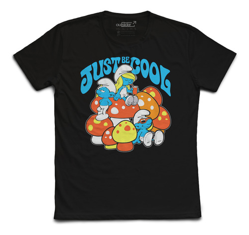 Remera Los Pitufos. The Smurfs Just Be Cool. Tienda Outsider