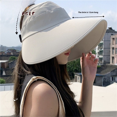 Sombrero Sol De Estilo Coreano Con Protección Uv Mujer