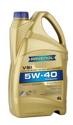 Aceite Ravenol 5w40 4l. Sintetico Vsi Sl/cf