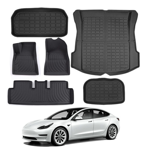 Kikimo Alfombrillas Tesla Model 3, Modelo 3 2017-2022, Acces