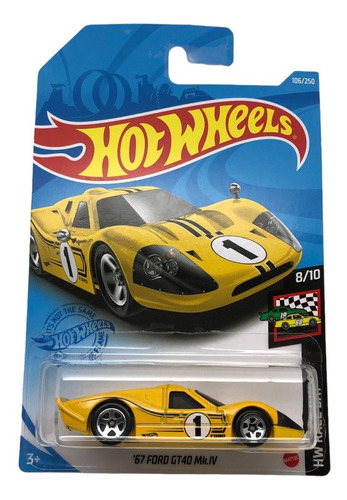 Hot Wheels Ford Gt40 Mk.4 1967 Carreras Race Day Ruedestoy