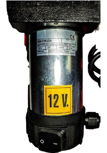 Bomba Electrobomba Gas Oil 12v. Con Accesorios Trasvase