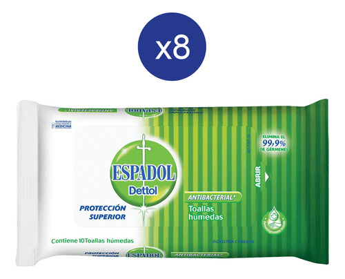 Pack Toallitas Antibacterial Espadol Original