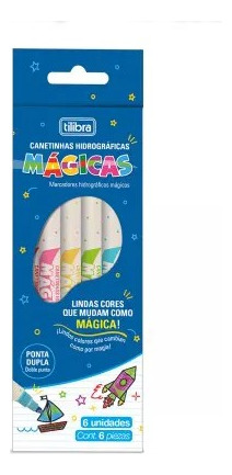 Canetinha Mágica Hidrográfica Com 6 Unidades Tilibra