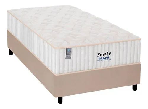 Cama Box Solteiro: Colchão Molas Ensacadas Plumatex Masterp