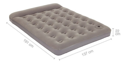 Colchon Inflable 2 Plazas Coleman Go Doble C/inflador De Pie