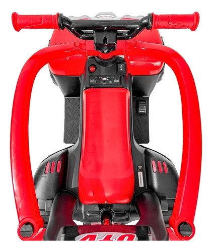 Quadriciclo Elétrico 6v Infantil, Com Empurrador Dirigível