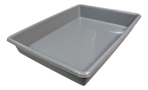 Paquete 3 Charola Organizadora Multiusos 29 X 39 Cm Gris