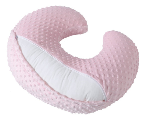 Almohada De Lactancia Y Soporte Para Bebé Con Cubierta Rosa Claro Nombre Del Diseño