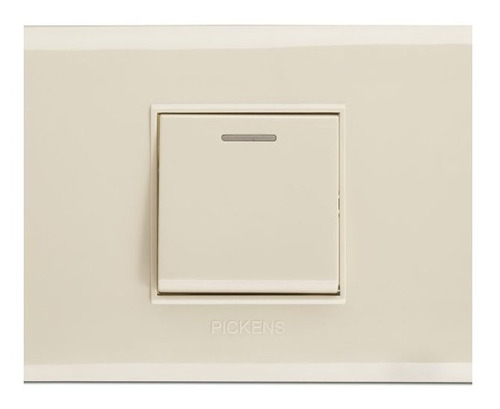 Interruptor Sencillo 1 Modulo Beige 6a 120v-250v Pickens