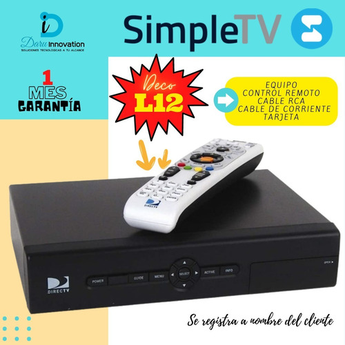 Deco Simpletv L12 Con Accesorios 