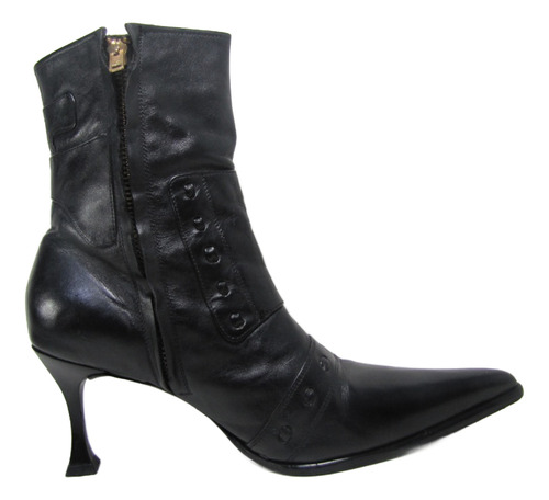 Botas Zapatos No Name Cuero Talla 37 Elegantes (Usado)