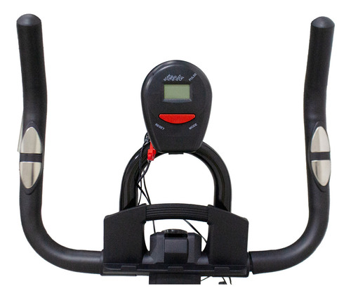 Bike Ergométrica Spinning Monitor Cardíaco Roda 6kg Inércia Cor Preto