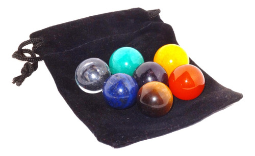 Bolitas Esferas Chakras 7 Piedras Preciosas Gemoterapia