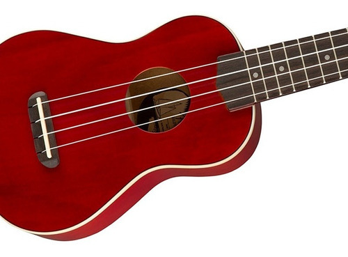 Ukelele Fender Venice Soprano Cherry Acoustic Red