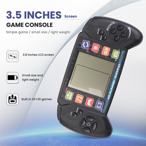 Consola De Videojuegos Portátil De Bolsillo, Pantalla Lcd De
