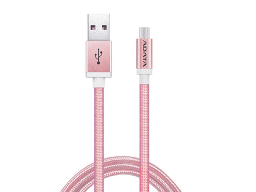 Adata Cable Micro Usb Celular V8 Original Carga Y Datos Rosa