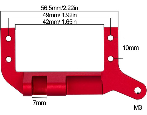 Servo Rc Trx4 En Soporte De Eje, Suspensión Trx4 Soa De 4 En