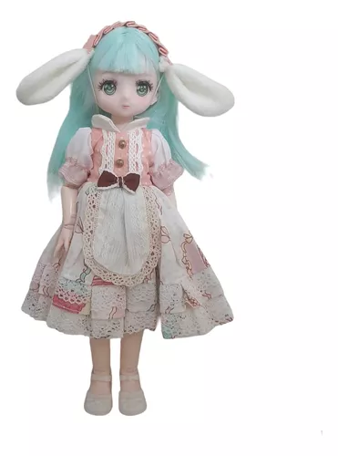 Boneca Bjd 1/6 30cm Rosto De Anime Moda Sweet Lolita Kawaii, boneca kawaii  anime 