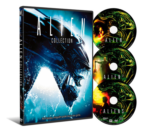 Dvd Trilogia Alien (1979), Alien 3 (1992) E Aliens (1986)