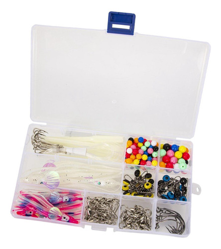 226 Pieces Fishing Tackle Box Hooks Well