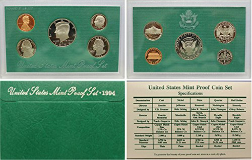 Brand: Us Mint 1994 S Proof Set Collection Uncirculated