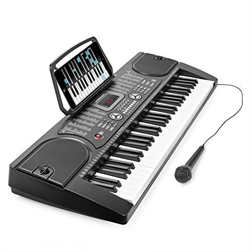 Hamzer 61key Teclado De Piano De Musica Digital Portatil Ins