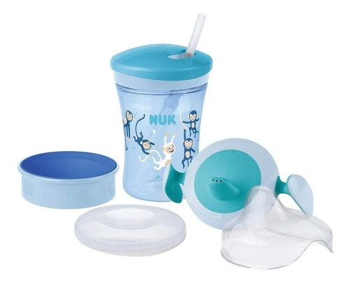 Set Vasos Nuk Evolution Cups Vaso + Boquillas Para Todos