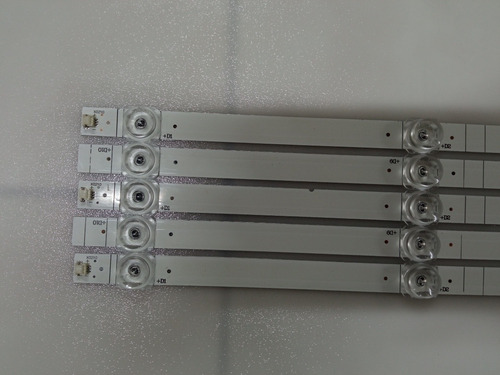 5 Tiras De 10 Leds Hisense 58r6000fm 58h6500e 58r6e Nuevos