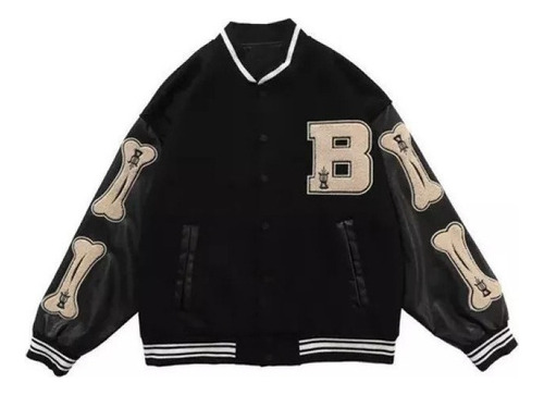 Chaqueta De Estudiante Estadounidense Uniforme Béisbol Retro