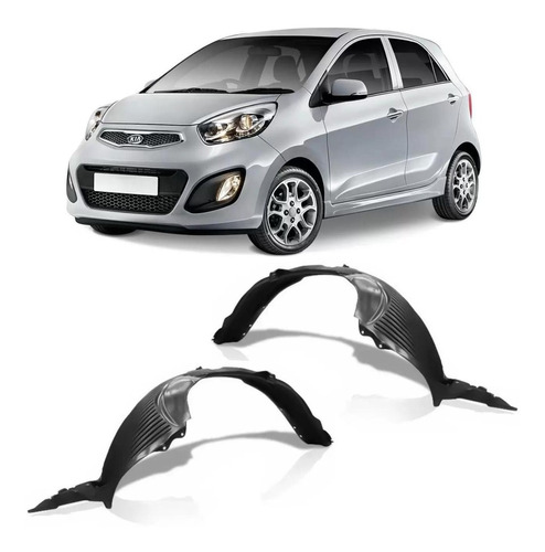 Par Parabarro Kia Picanto 2012 2013 2014 2015 Dianteiro