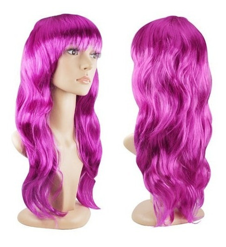 Nopeluca Disfraz Cosplay Purpura Magenta Sintetica 60 Cm Riz