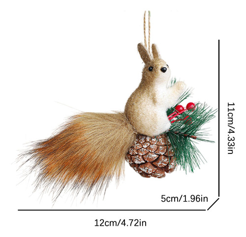 Decoraciones Para Árboles De Navidad De Ardilla Adornos Para