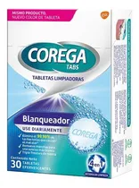 Comprar Tabletas Corega Limpiadoras Blanqueadoras 30 Unidades Ub